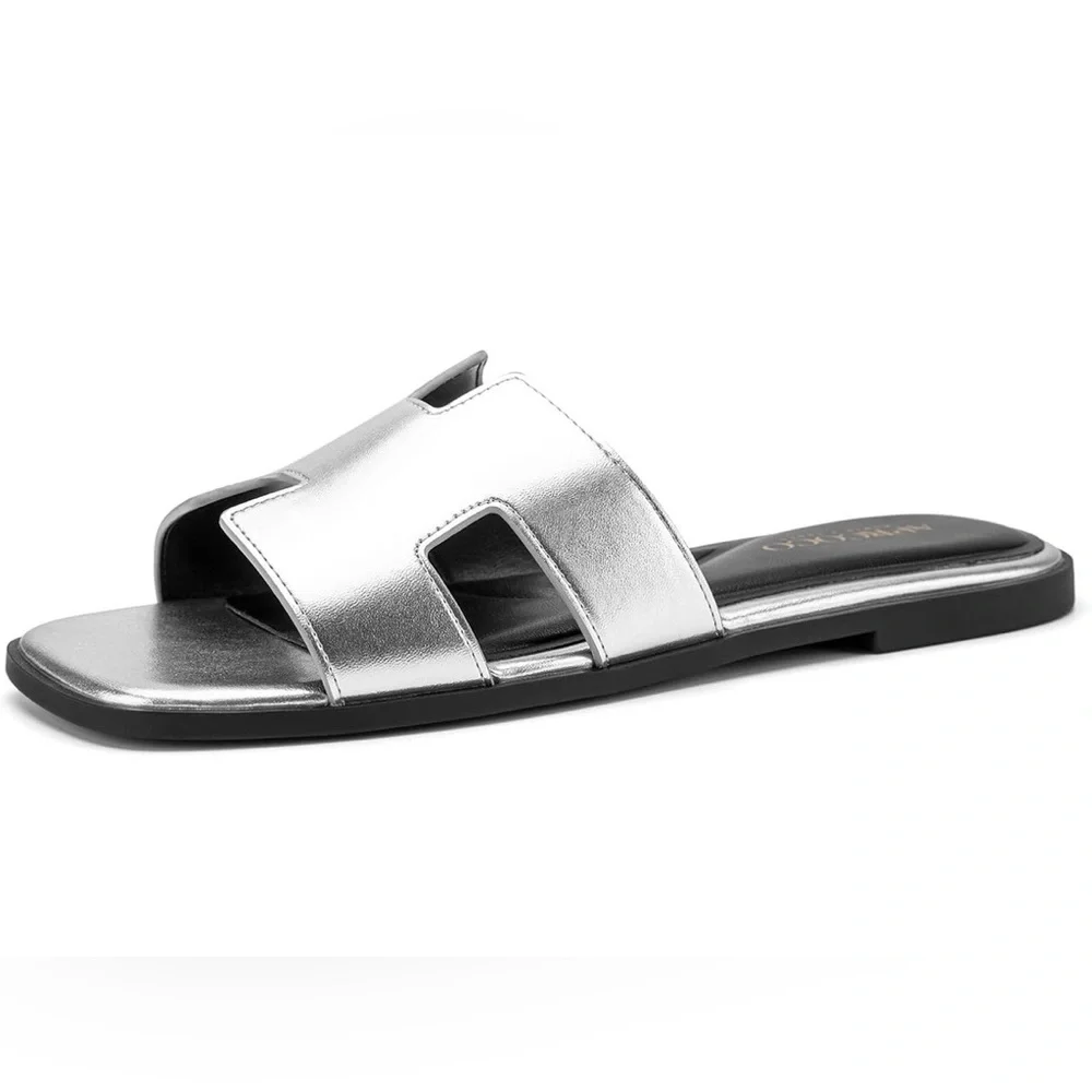NIB APRCOCO Women's Flat Sandals
Classic H-Band Flats Sandals, Size 7.5 - Picture 6 of 7
